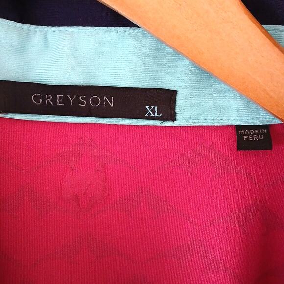 Greyson Siamese Turtledove Pink Polo Activewear Shirt - Picture 4 of 8